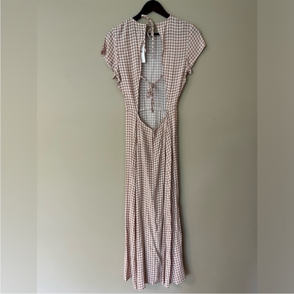 NWT Urban Outfitters Cap Sleeve Gingham Dress - Picture 3 of 6